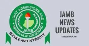 JAMB updates 2026