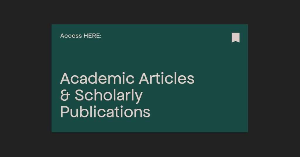 Access Academic Articles and Scholarly Publications