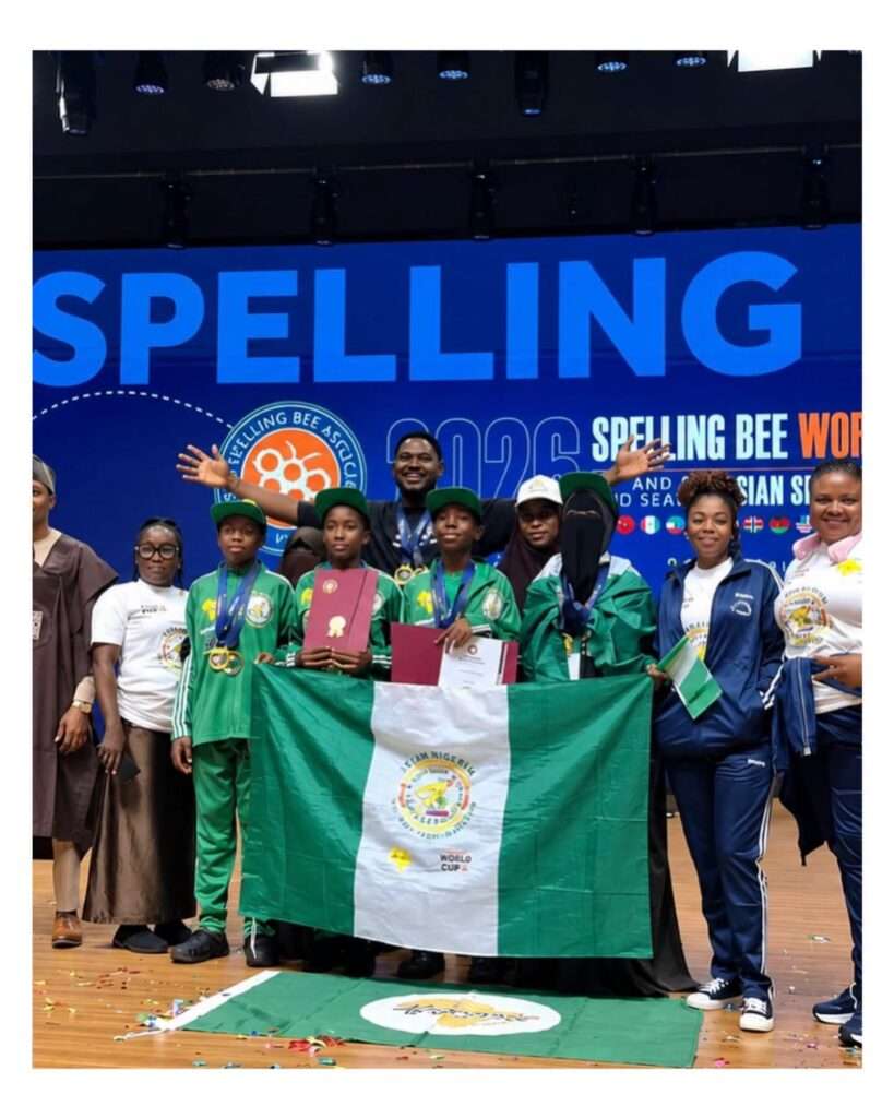 Team Nigeria Wins Gold at the 2026 Spelling Bee World Cup in China