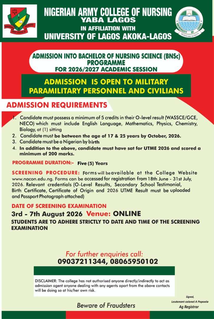 NAcoN Admission 2026