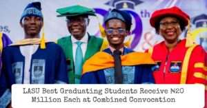 LASU Best Graduating Students Receive ₦20 Million Each