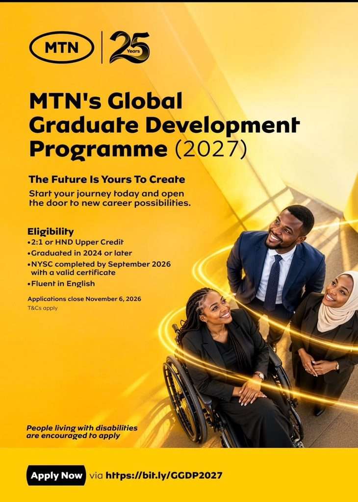 MTN Global Graduate Development Programme 2027